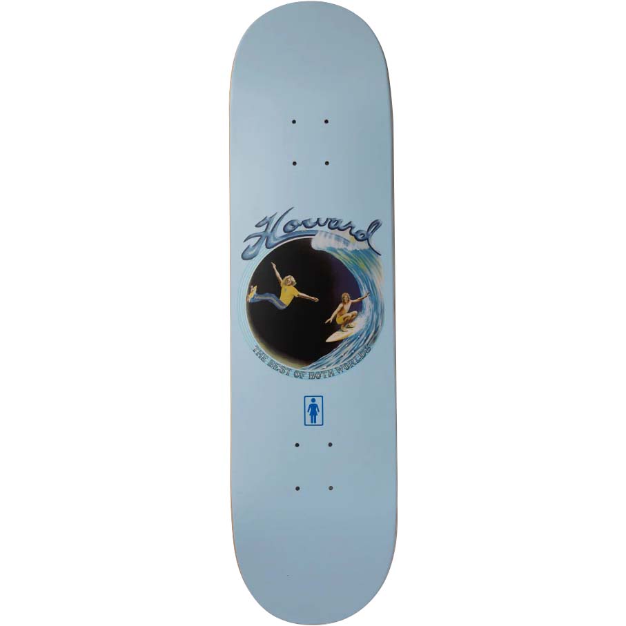 Girl Best of Both Worlds Skateboard Deck - Howard 8.5"