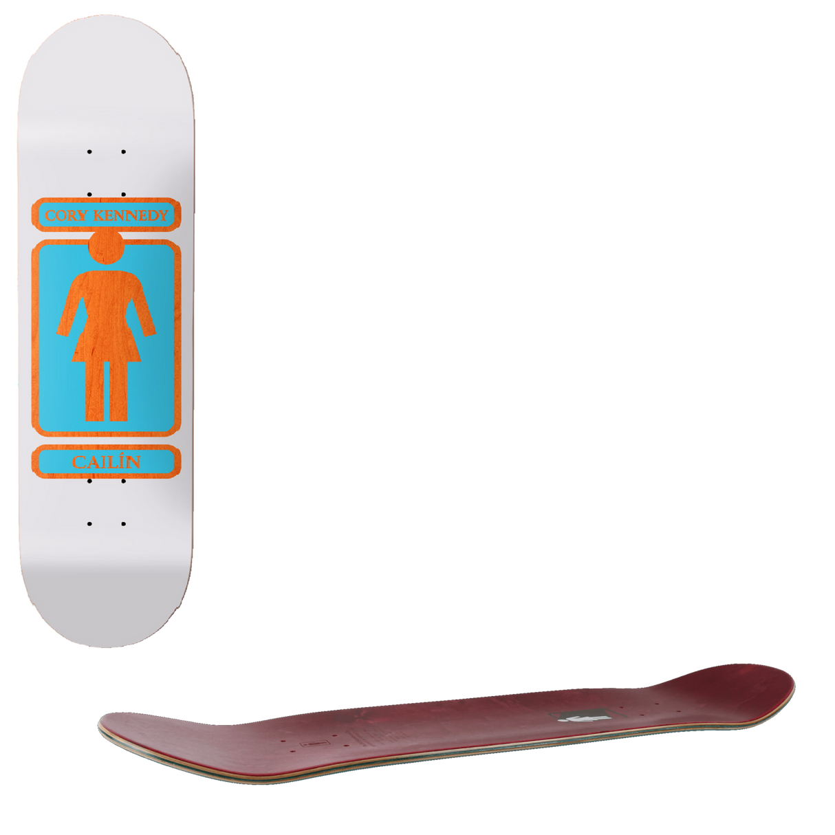 Girl 93 Til Series Skateboard Deck - Kennedy 7.75"
