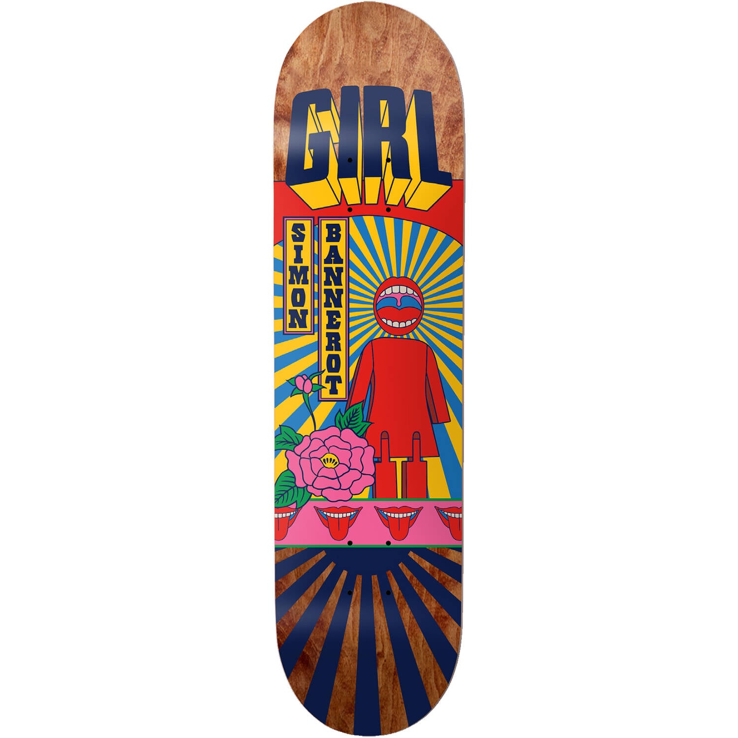 Girl Bannerot Rising Skateboard Deck - 8.5"