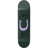 Girl Geering Horseshoe Skateboard Deck - 8"