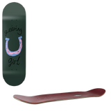 Girl Geering Horseshoe Skateboard Deck - 8"