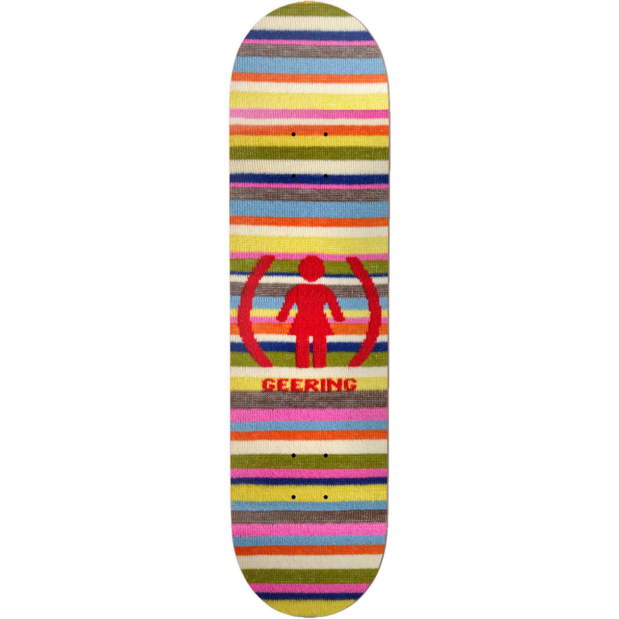 Girl x (RED) Geering OG Tuesday Skateboard Deck - 8"