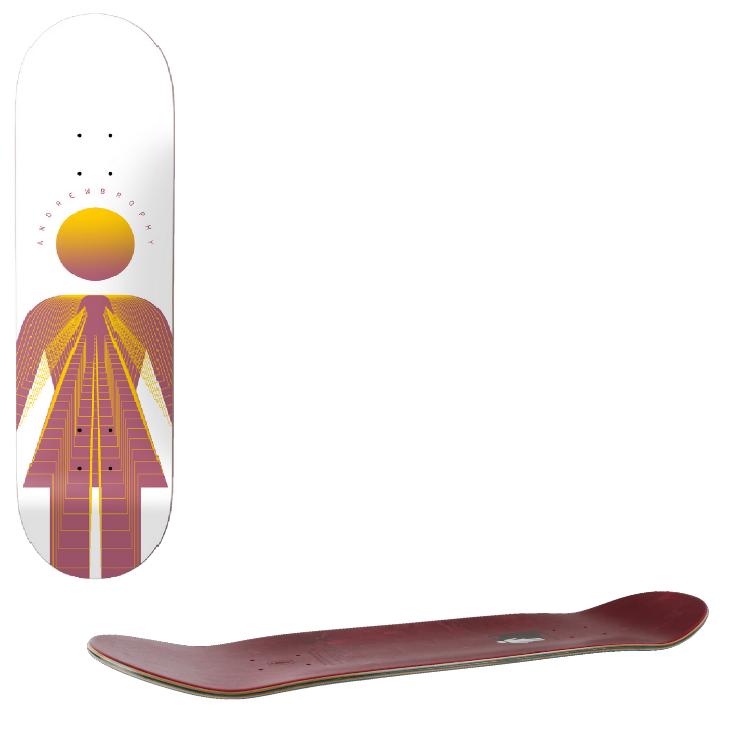 Girl Introvert OG Skateboard Deck - Brophy 8"