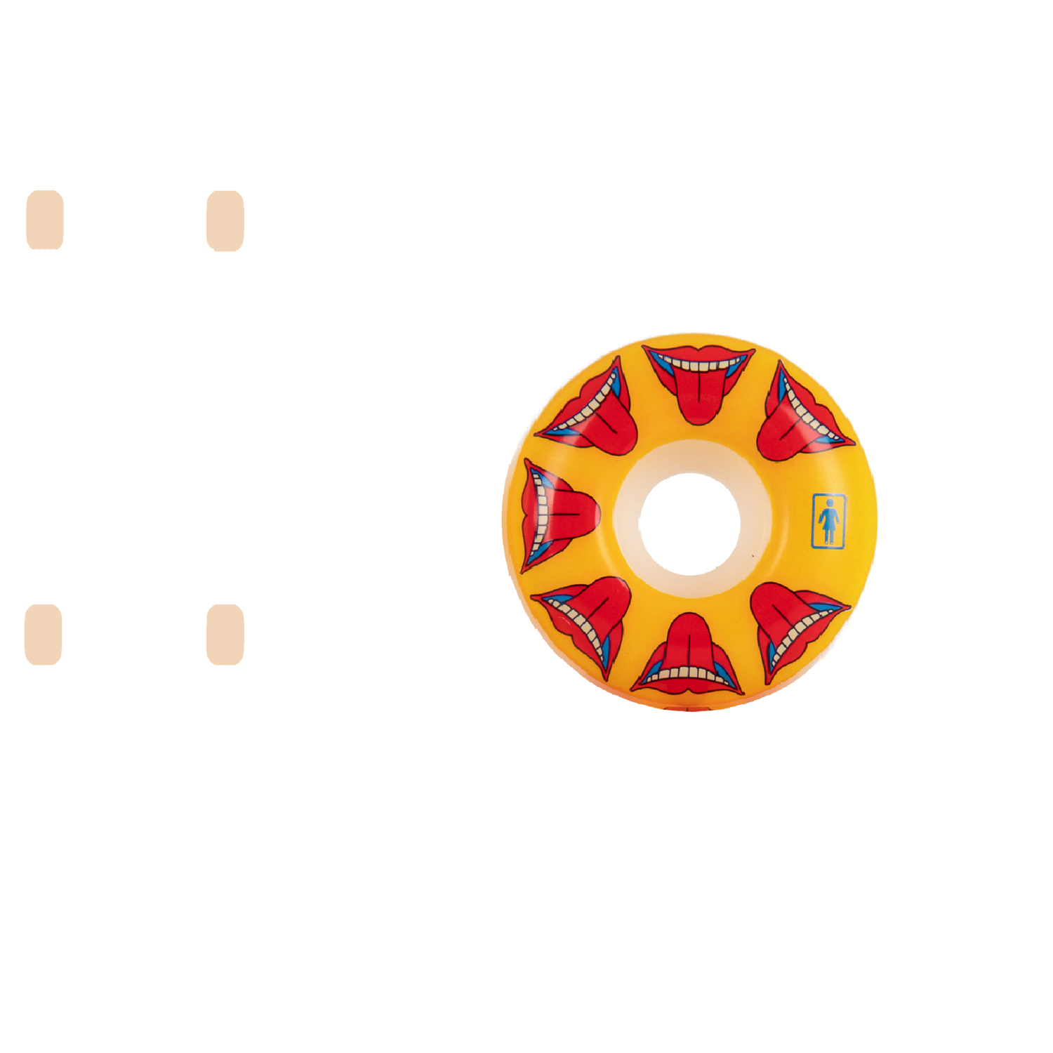 Girl Rising Staple Skateboard Wheels - 54mm