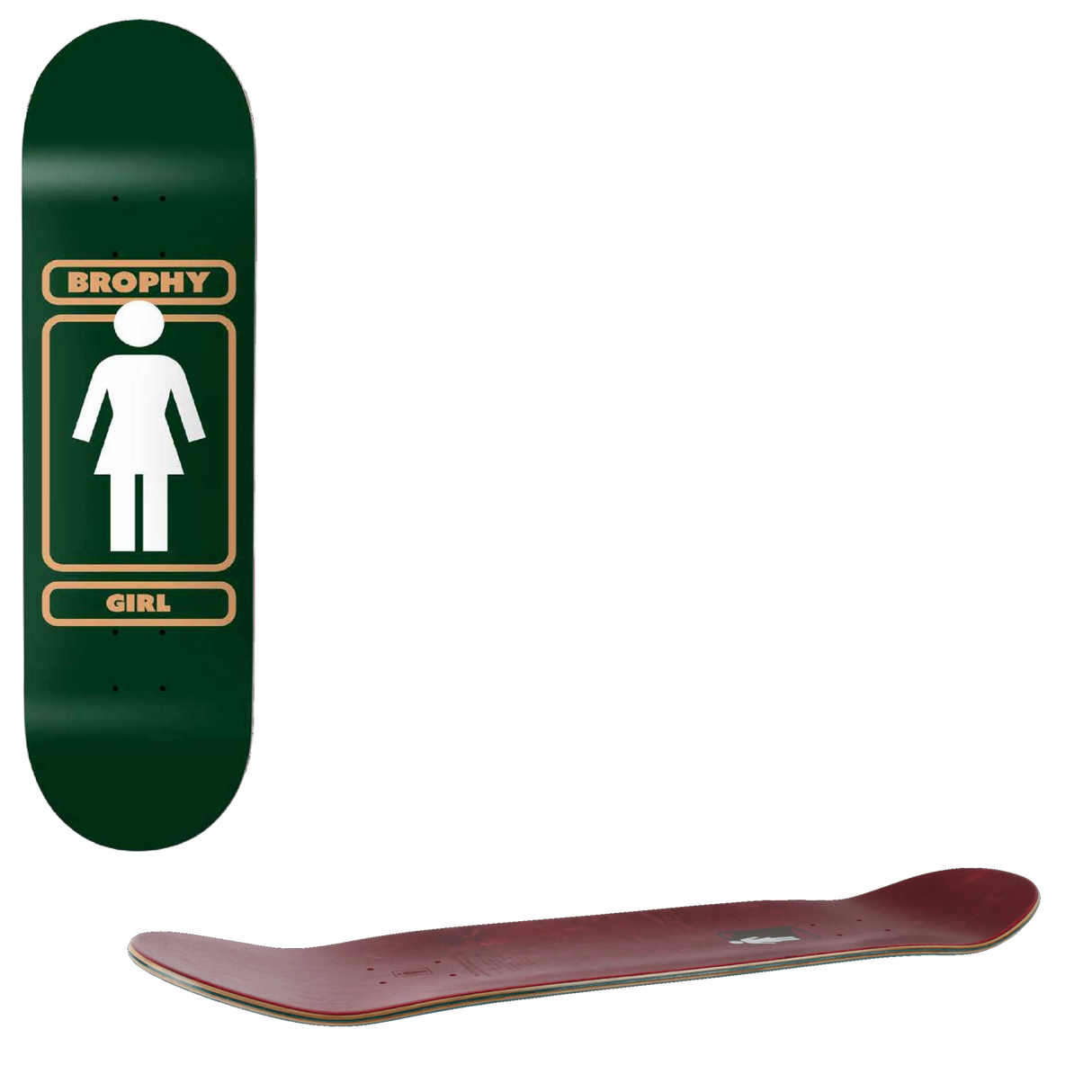 Girl 93 Til Khaki Skateboard Deck - Brophy 8.125"