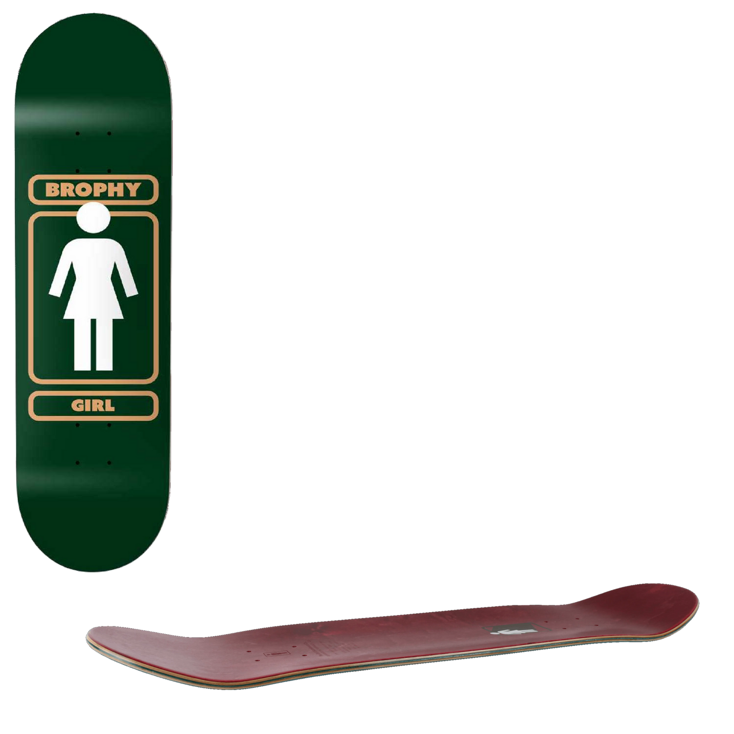 Girl 93 Til Khaki Skateboard Deck - Brophy 8.125"