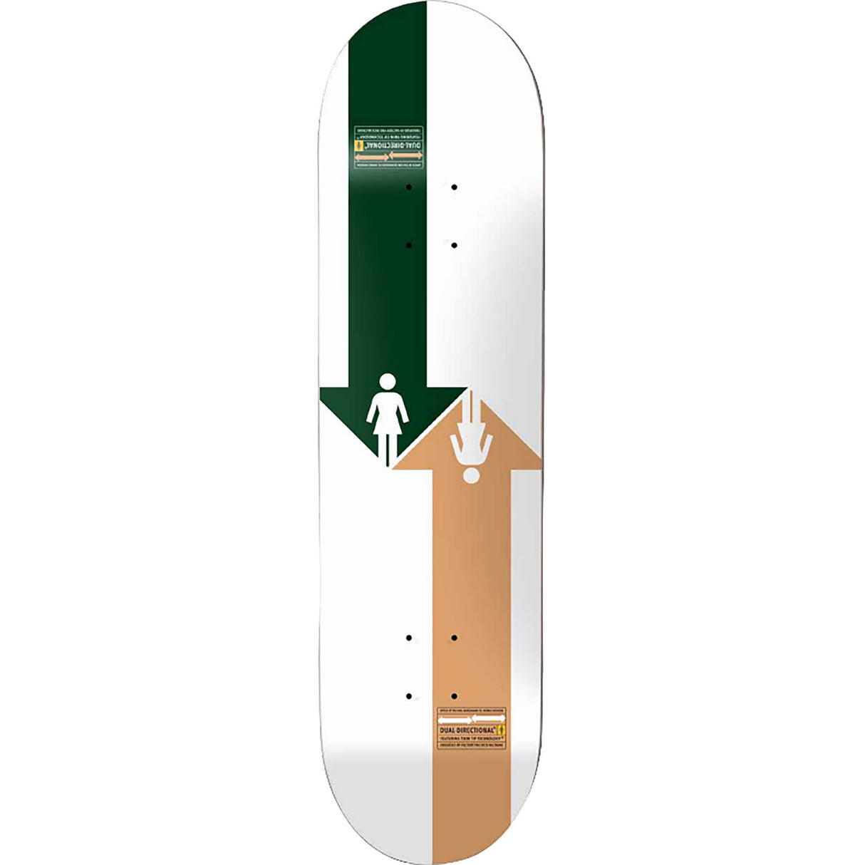 Girl 93 Til Khaki Skateboard Deck - McCrank 8.5"