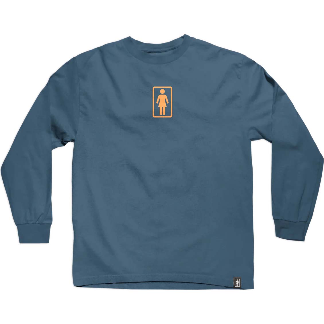 Girl Boxed OG Long Sleeve T Shirt - Indigo
