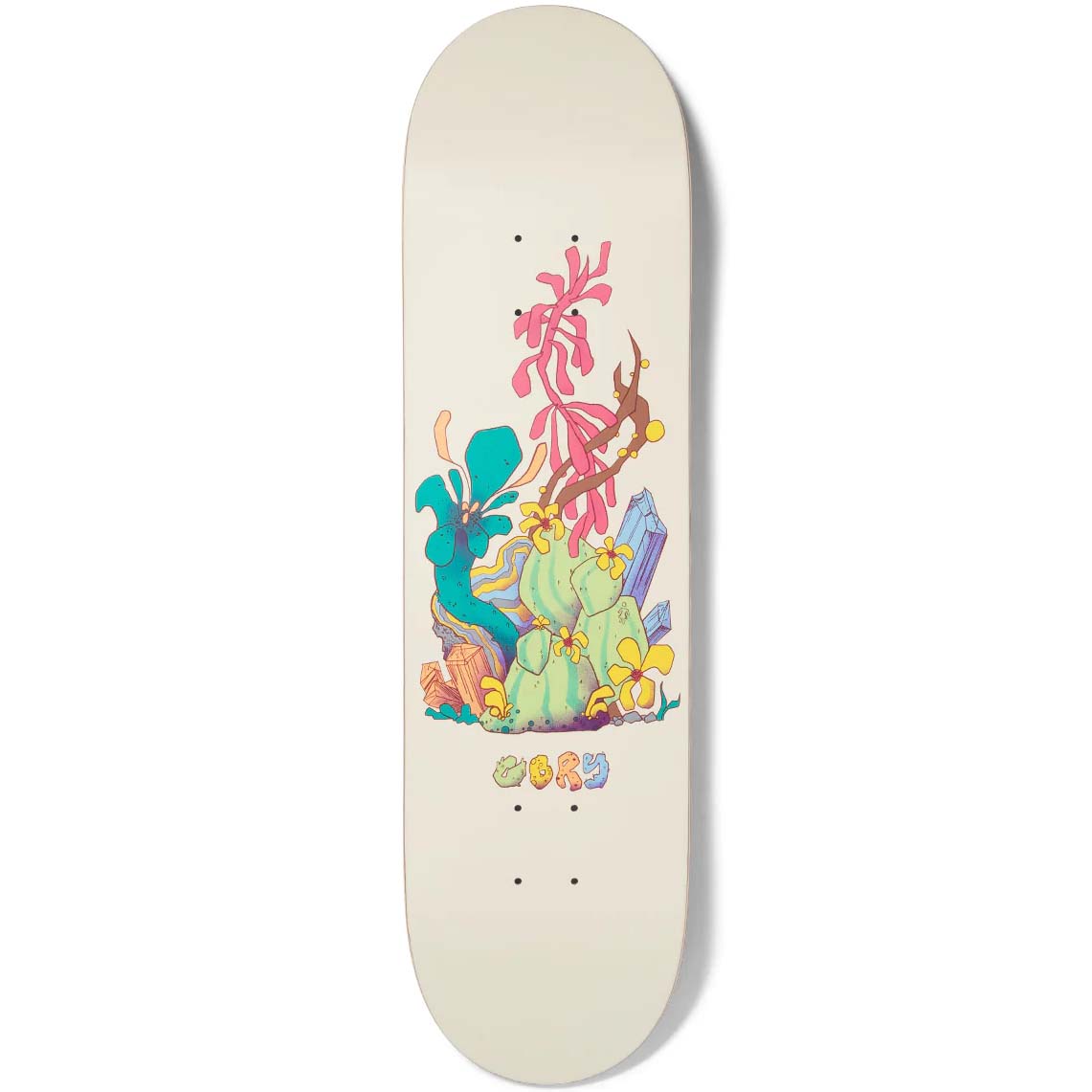 Girl Cacti Crystals Skateboard Deck - Kennedy 8.375"