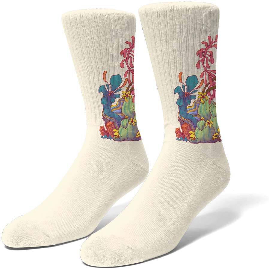 Girl Crystalize Socks - Cream