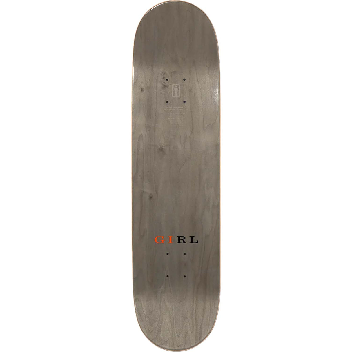 Girl Letterpress Skateboard Deck - Gass 8"