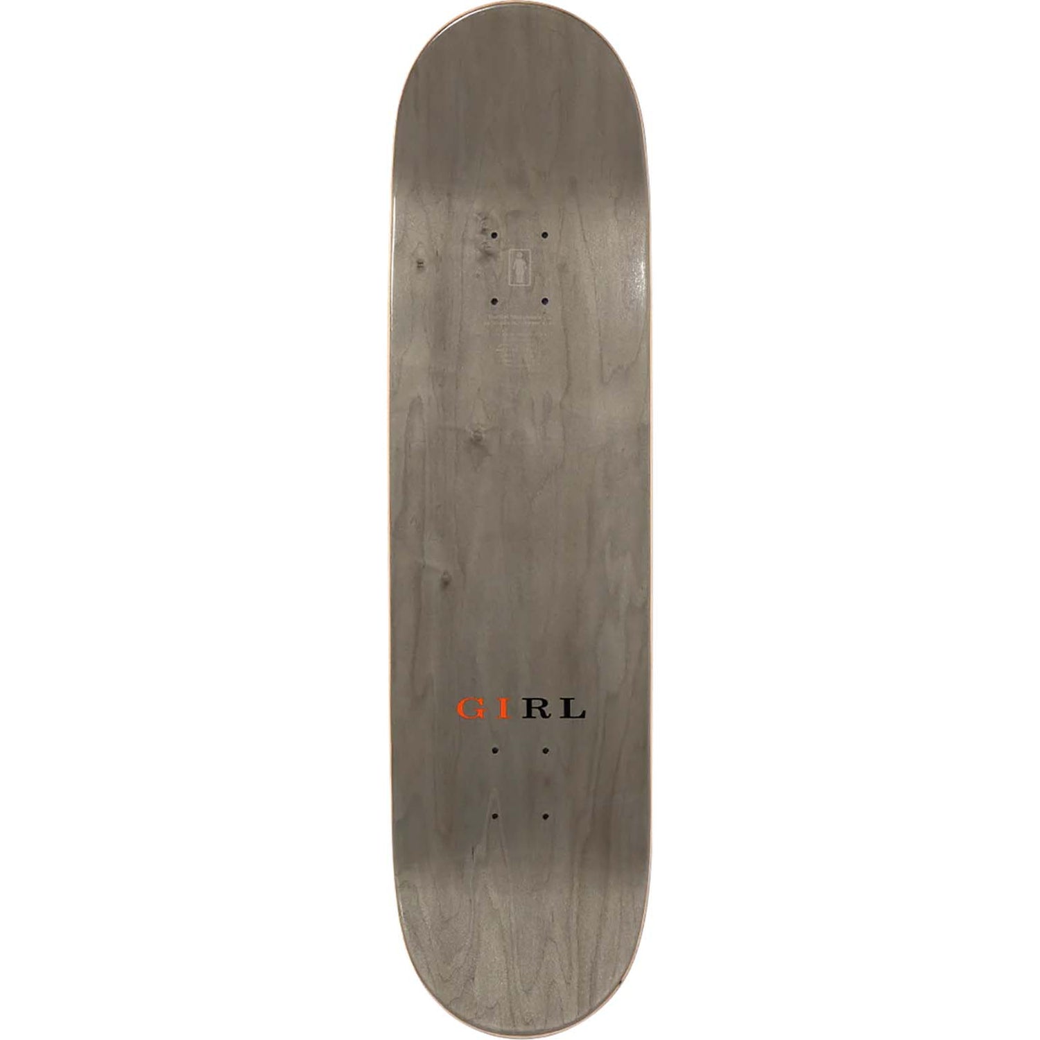 Girl Letterpress Skateboard Deck - Gass 8.5"