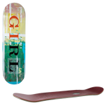 Girl Letterpress Skateboard Deck - Gass 8.5"