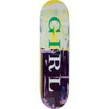 Girl Letterpress Skateboard Deck - Kennedy 8.25"