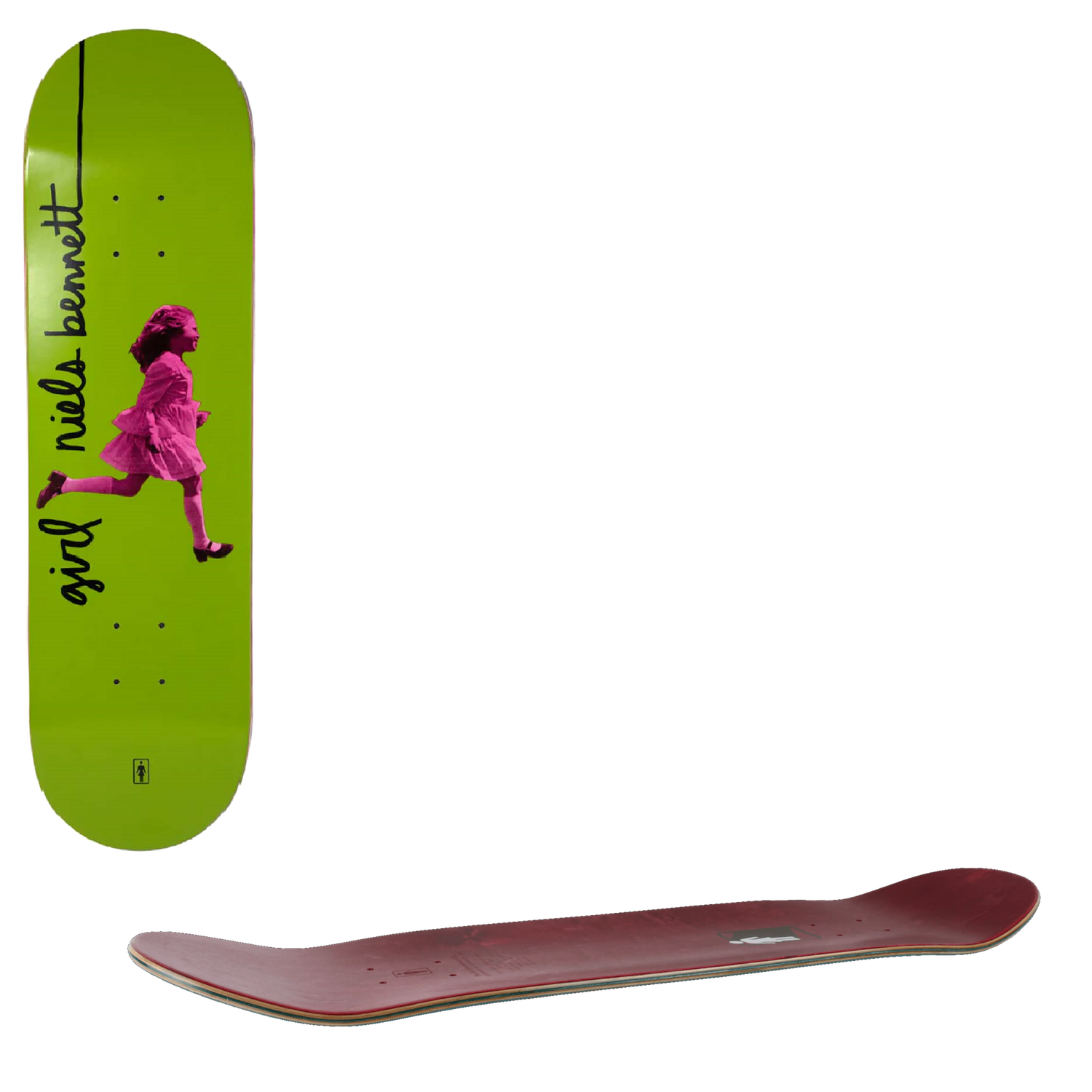 Girl Schoolyard Skateboard Deck - Bennett 8.25