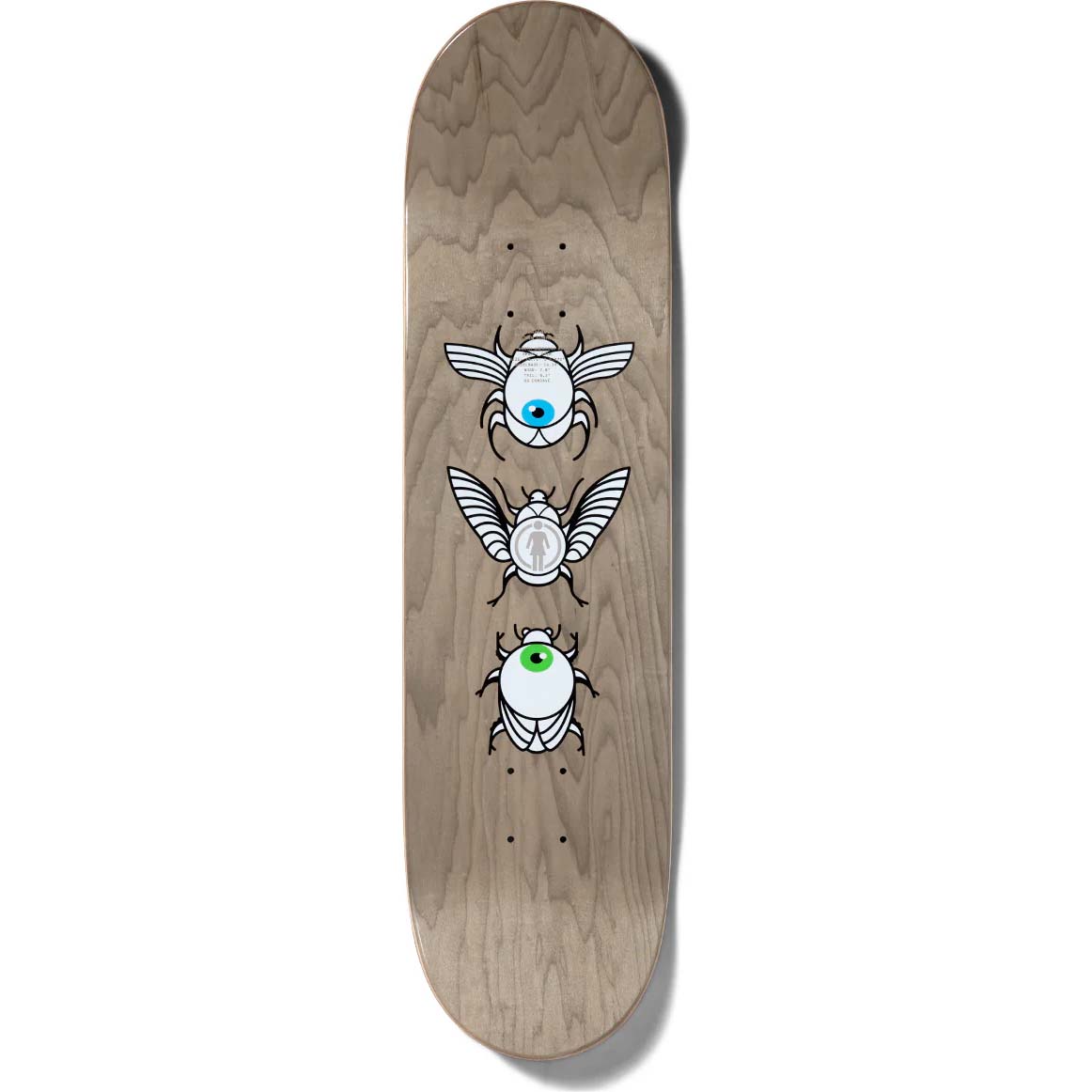 Girl Beetle Bum Skateboard Deck - Pacheco 8.375"