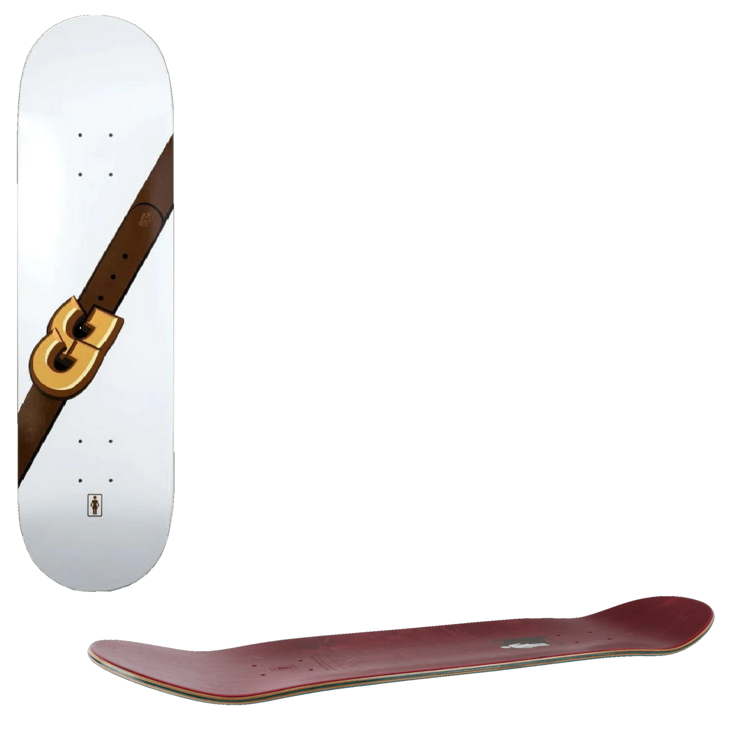 Girl GG Skateboard Deck - Gass 8.5''