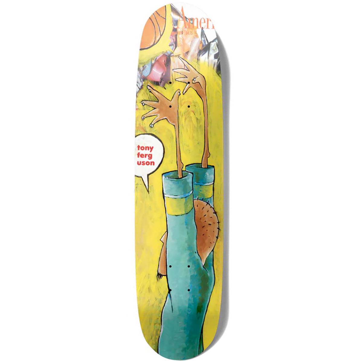 Girl Art In America Skateboard Deck - Ferguson 7.5"