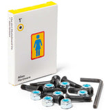 Girl Long Neck Allen Skateboard Truck Bolts - Black