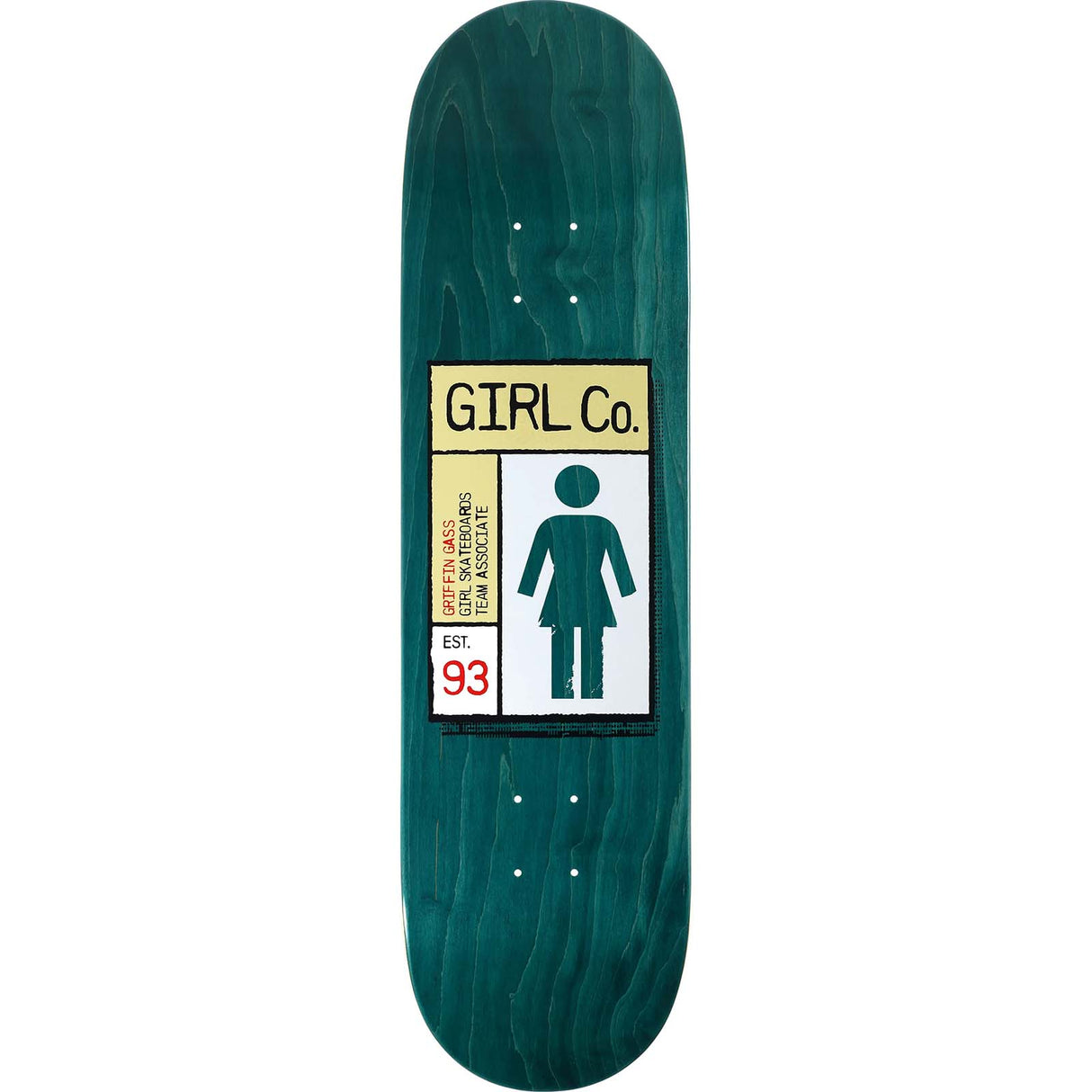 Girl Gridbox Skateboard Deck - Gass 8.25"