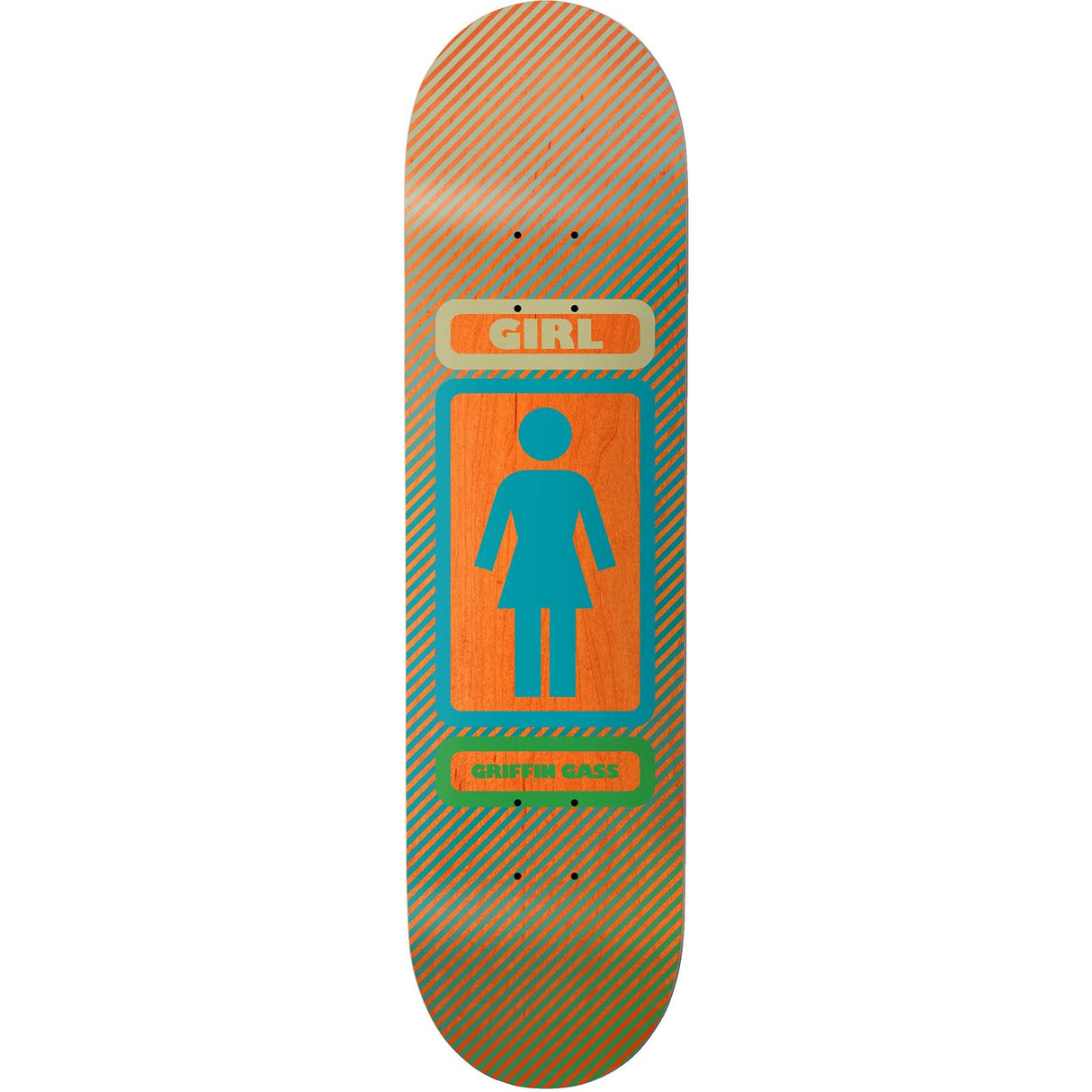 Girl 93 Til Series Stripes Skateboard Deck - Gass 8.5"
