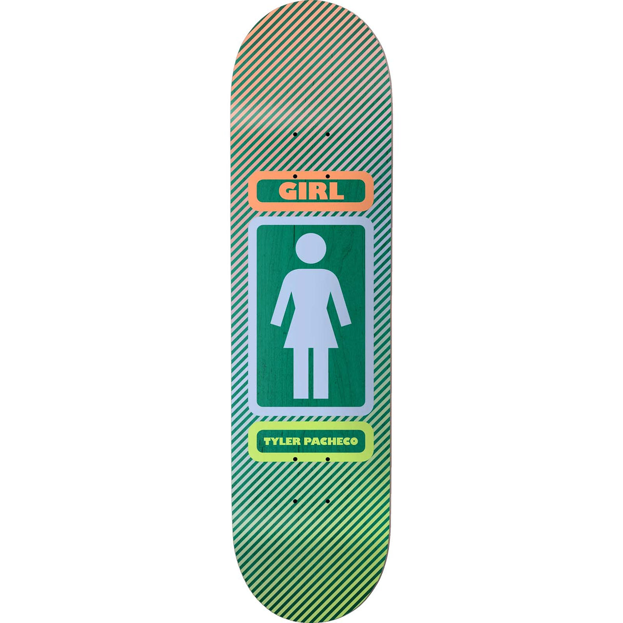 Girl 93 Til Series Stripes Skateboard Deck - Pacheco 8.375"