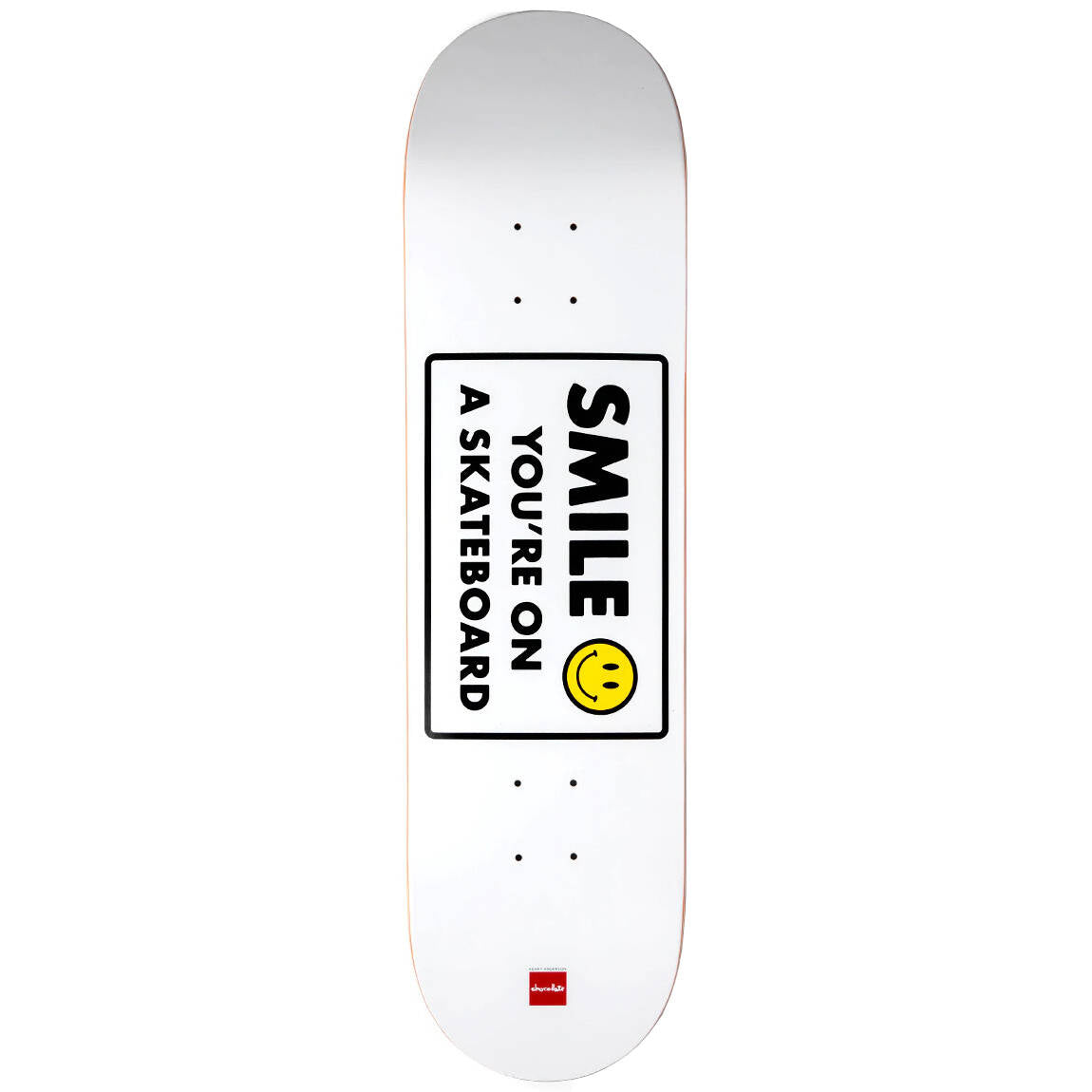 Chocolate Anderson Smile One Off Skateboard Deck - 8.25"
