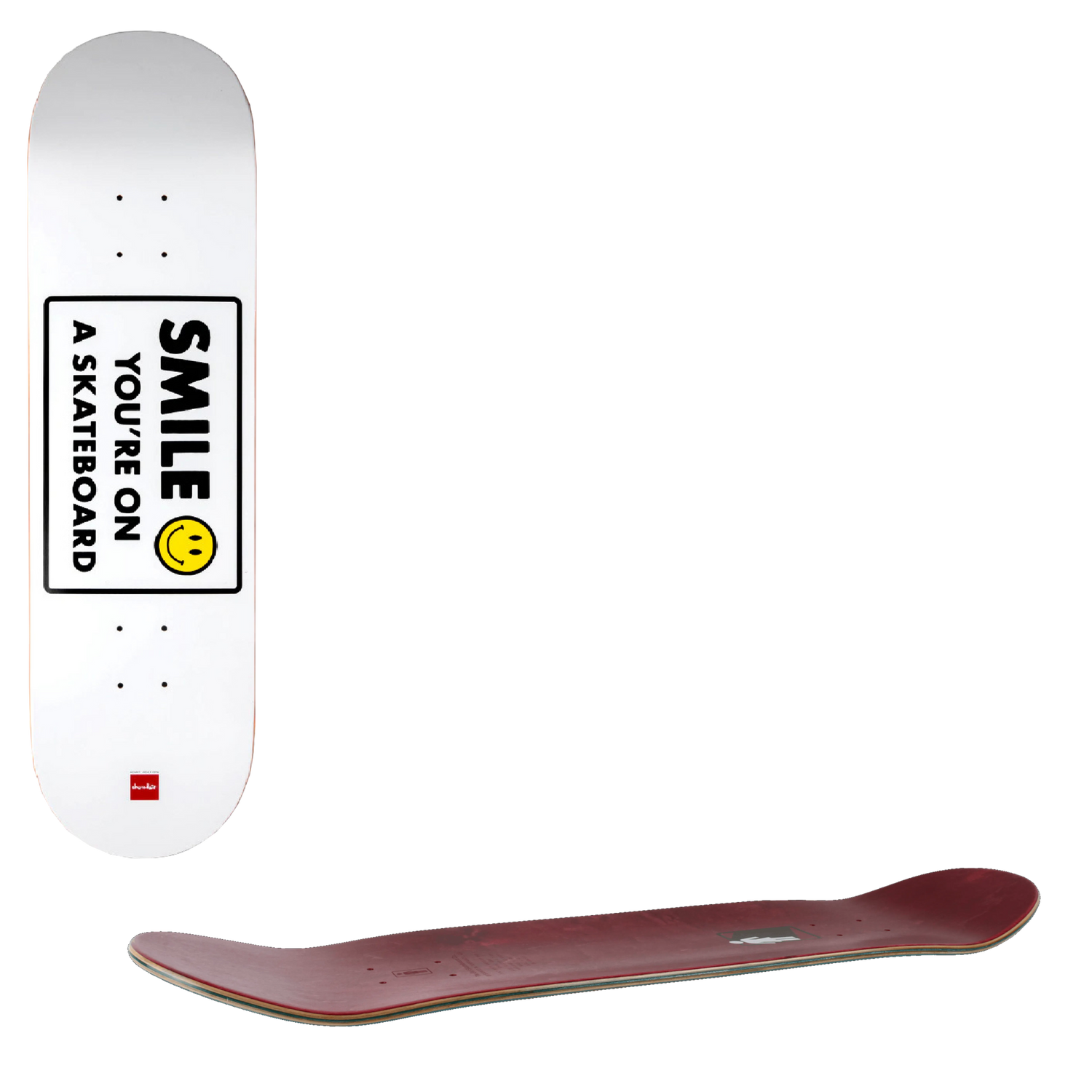 Chocolate Anderson Smile One Off Skateboard Deck - 8.25"