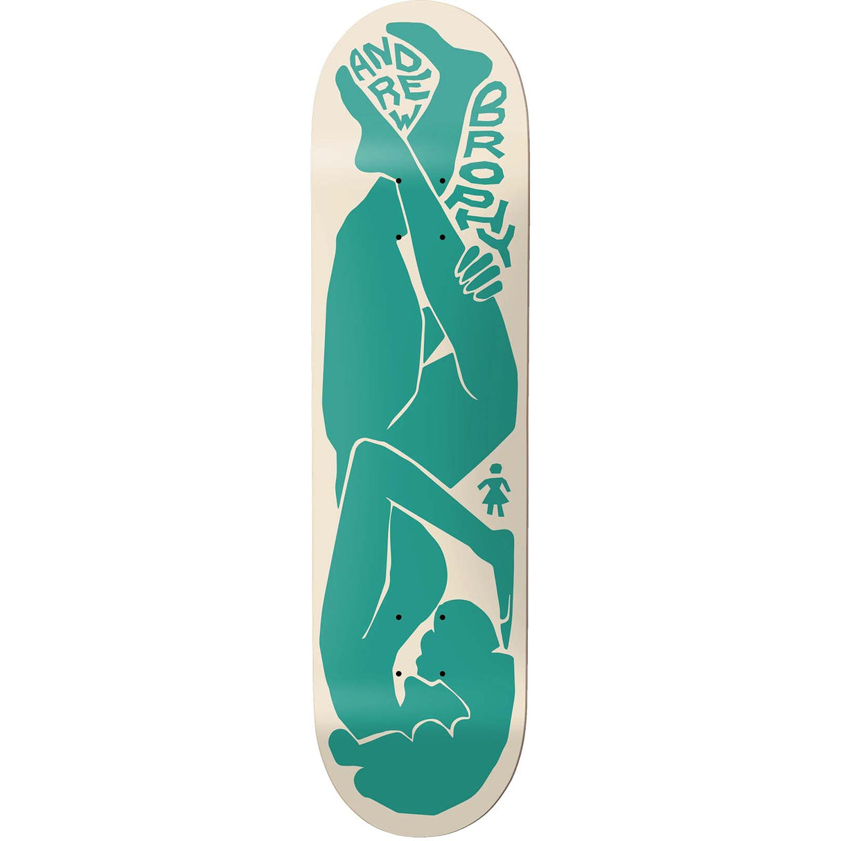 Girl Contour Curves Skateboard Deck - Brophy 8"