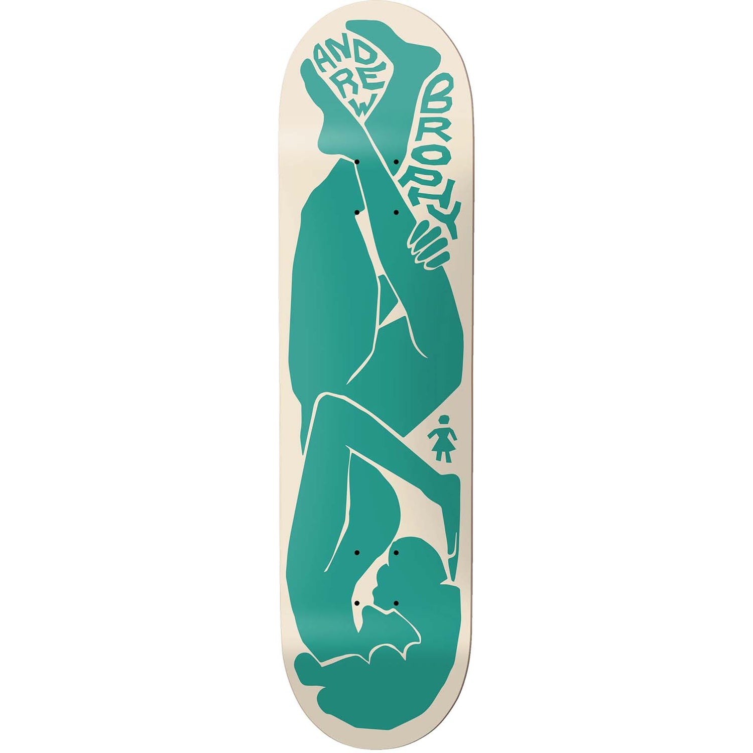 Girl Contour Curves Skateboard Deck - Brophy 8"