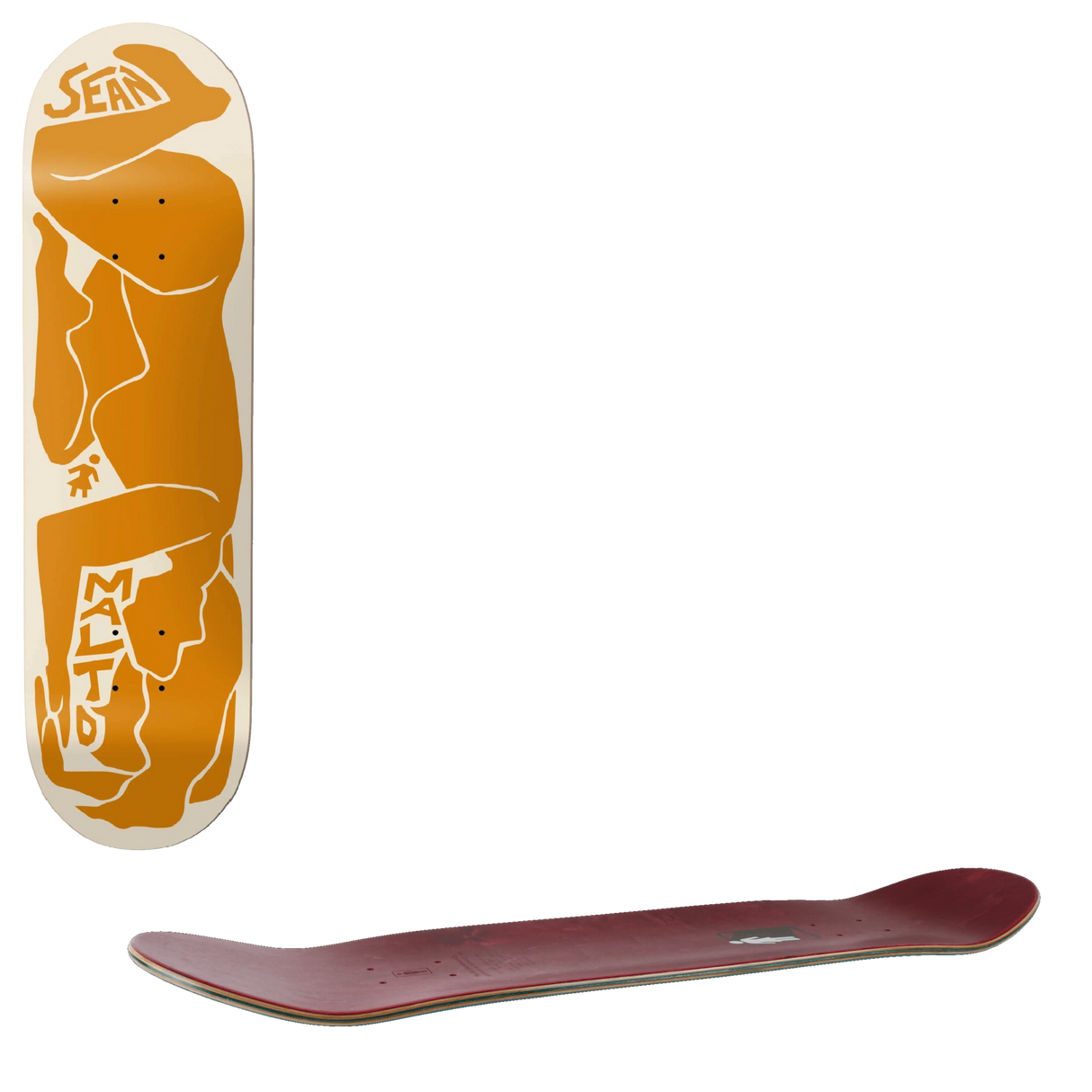 Girl Contour Curves Skateboard Deck - Malto 8.125"