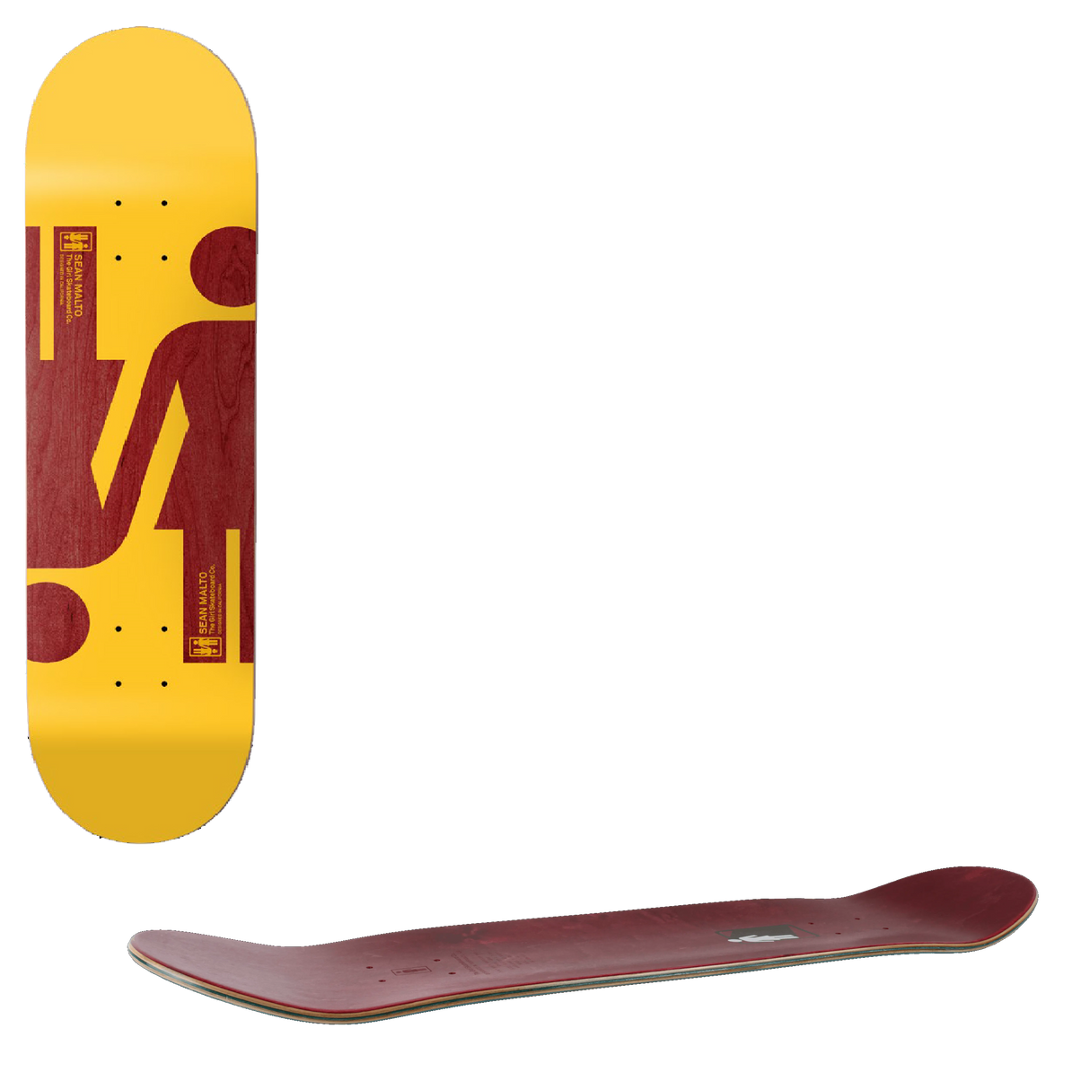 Girl Double OG Twin Tip Skateboard Deck - Malto 8.5"