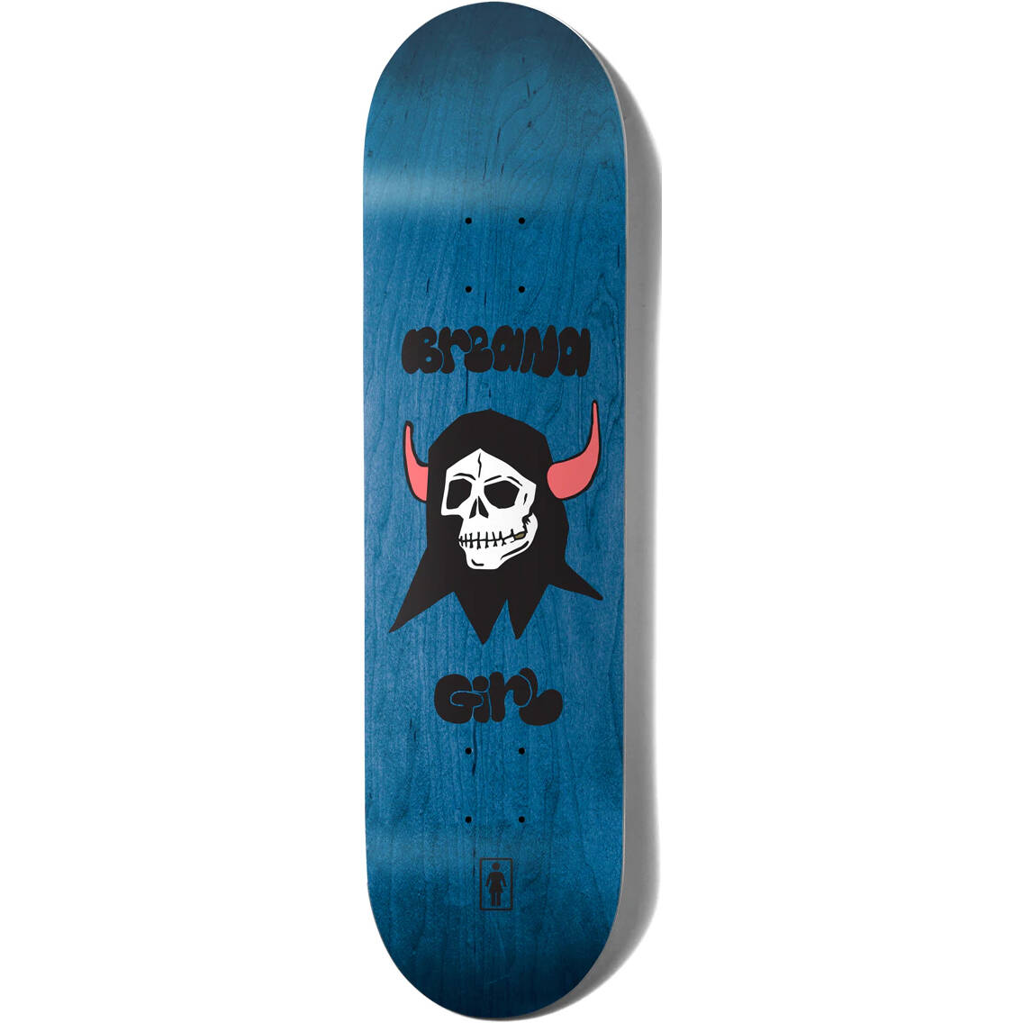 Girl Geering Good Time Goth One Off Skateboard Deck - 8"