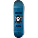 Girl Geering Good Time Goth One Off Skateboard Deck - 8"