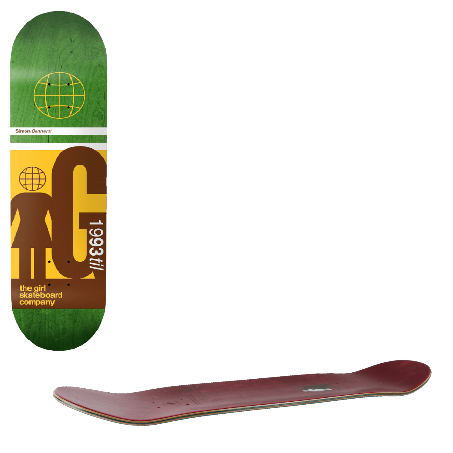 Girl International OG Series Skateboard Deck - Bannerot 8.25"