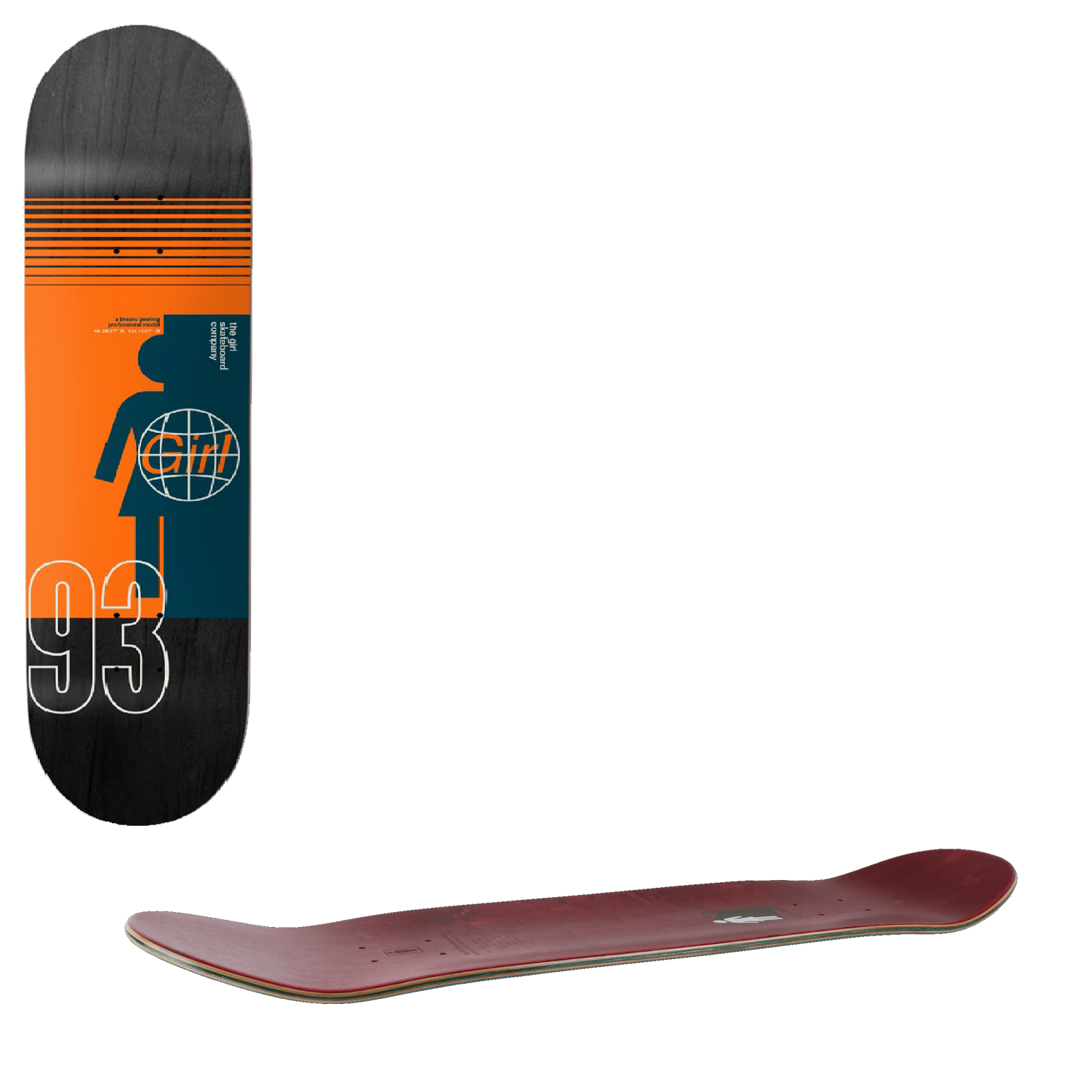 Girl International OG Series Skateboard Deck - Geering 8"