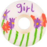 Girl Staple Skateboard Wheels - Flowers 54mm