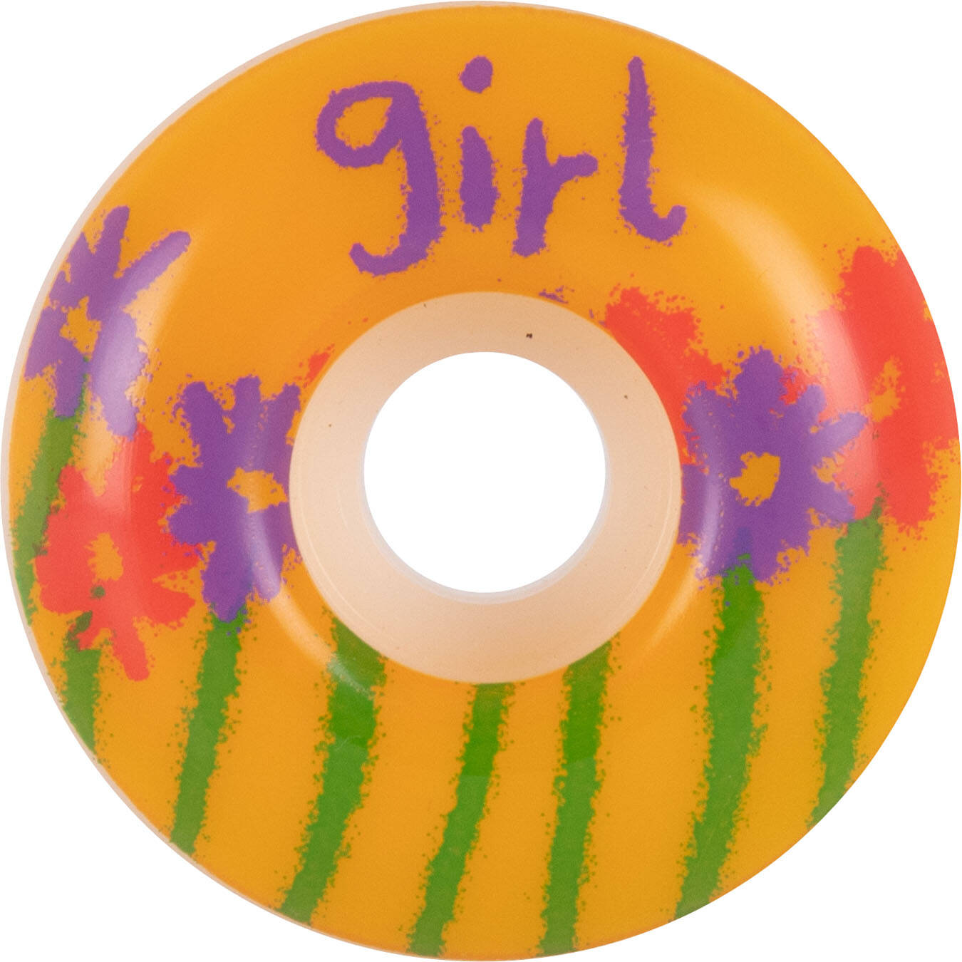 Girl Staple Skateboard Wheels - Flowers 56mm