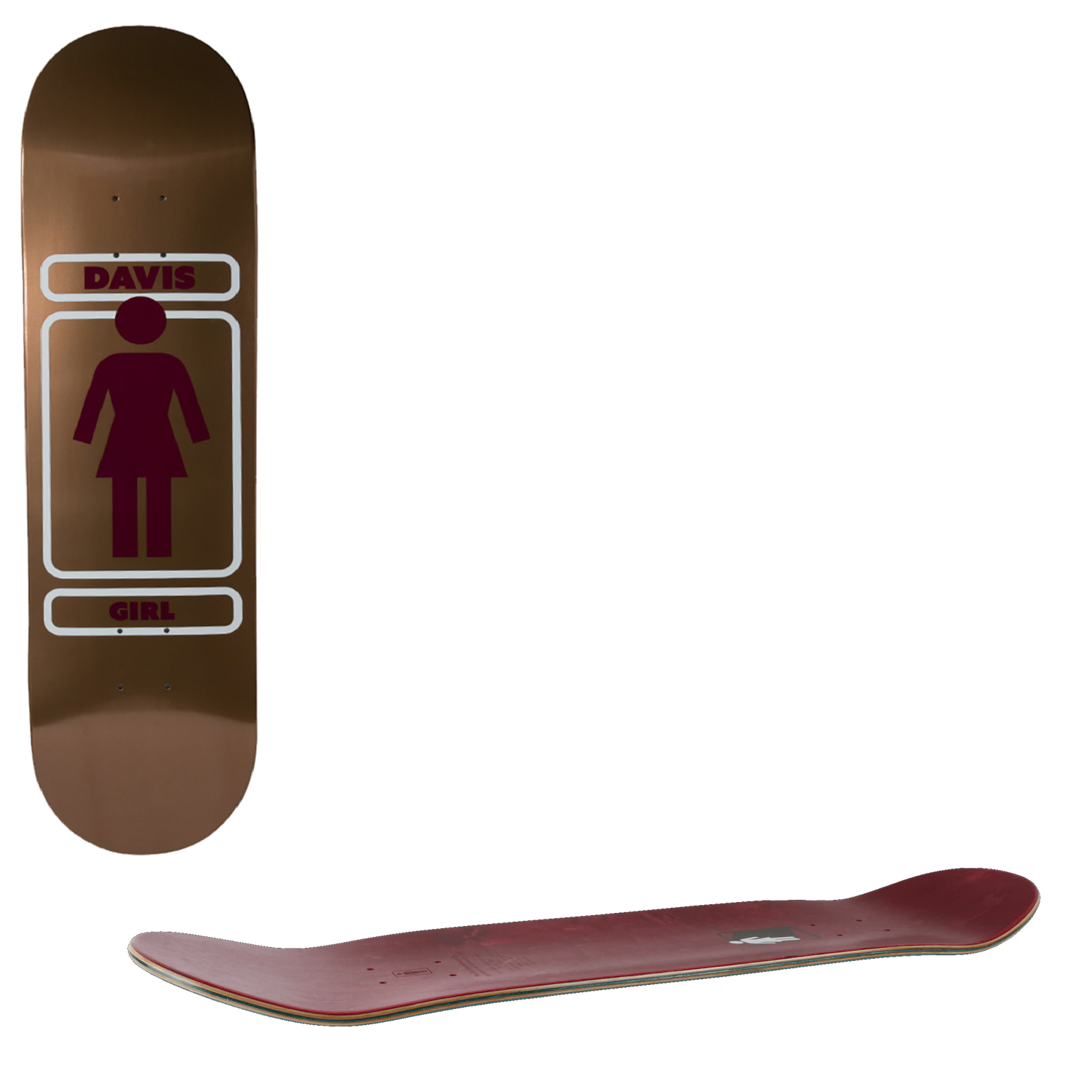 Girl 93 Metalls Skateboard Deck - Davis 8.25"