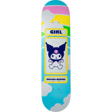 Girl Hello Kitty Rainbow Skateboard Deck - Geering 8"