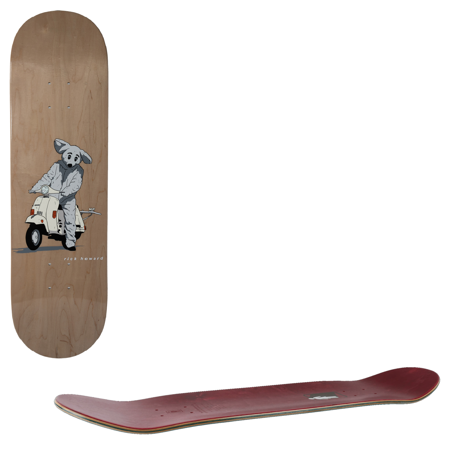 Girl Mouse Skateboard Deck - Howard 8.5"