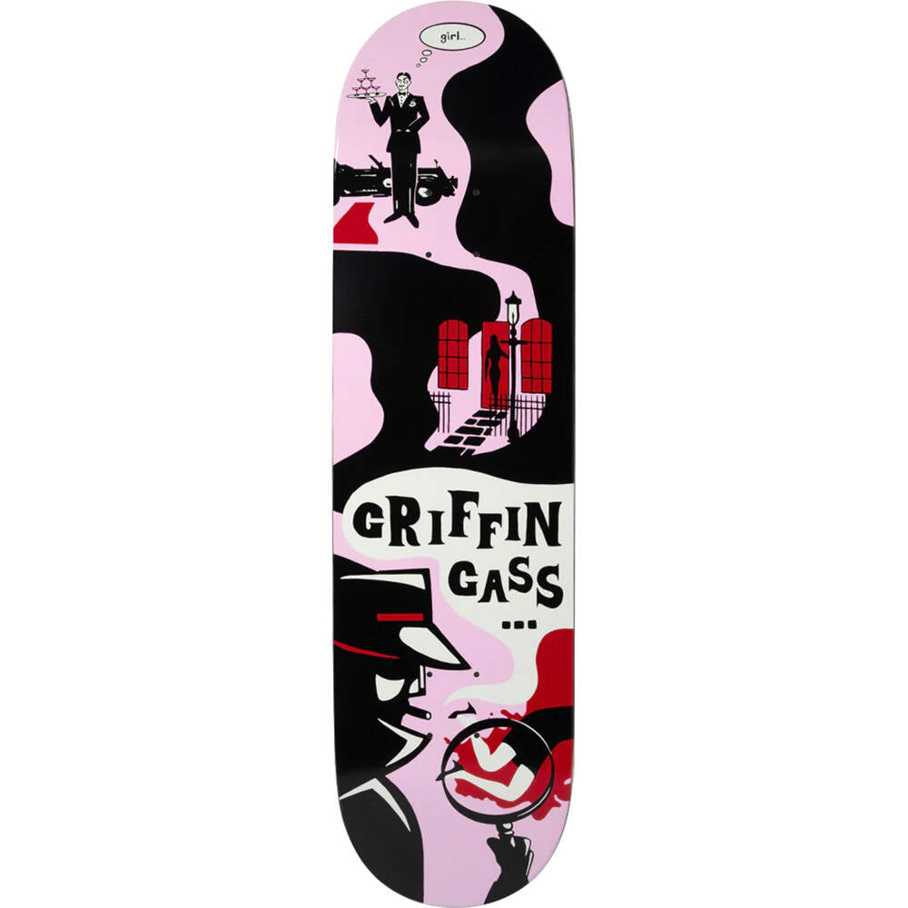 Girl Mystery Noir Skateboard Deck - Gass 8.125"