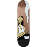 Girl Smoke Contemplation Skateboard Deck - Bannerot 8.25"