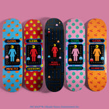Girl x Pac-Man Skateboard Deck - Malto 8.5"