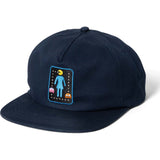 Girl x Pac-Man Lock 5 Panel Cap - Navy