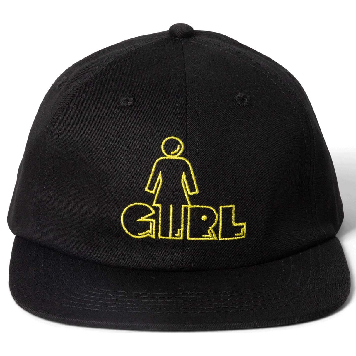 Girl x Pac-Man OG Man 6 Panel Cap - Black