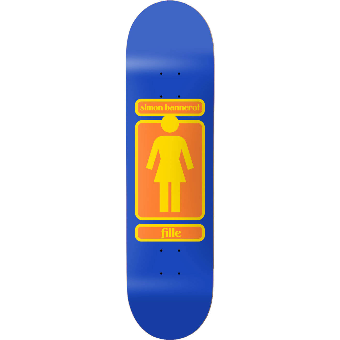 Girl 93 Til Skateboard Deck - Bannerot 8.5"
