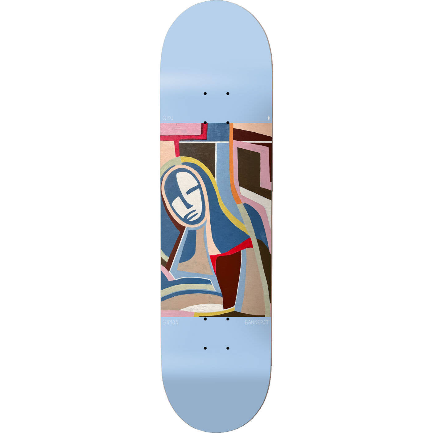 Girl Bar Girl Blues Skateboard Deck - Bannerot 8.5"