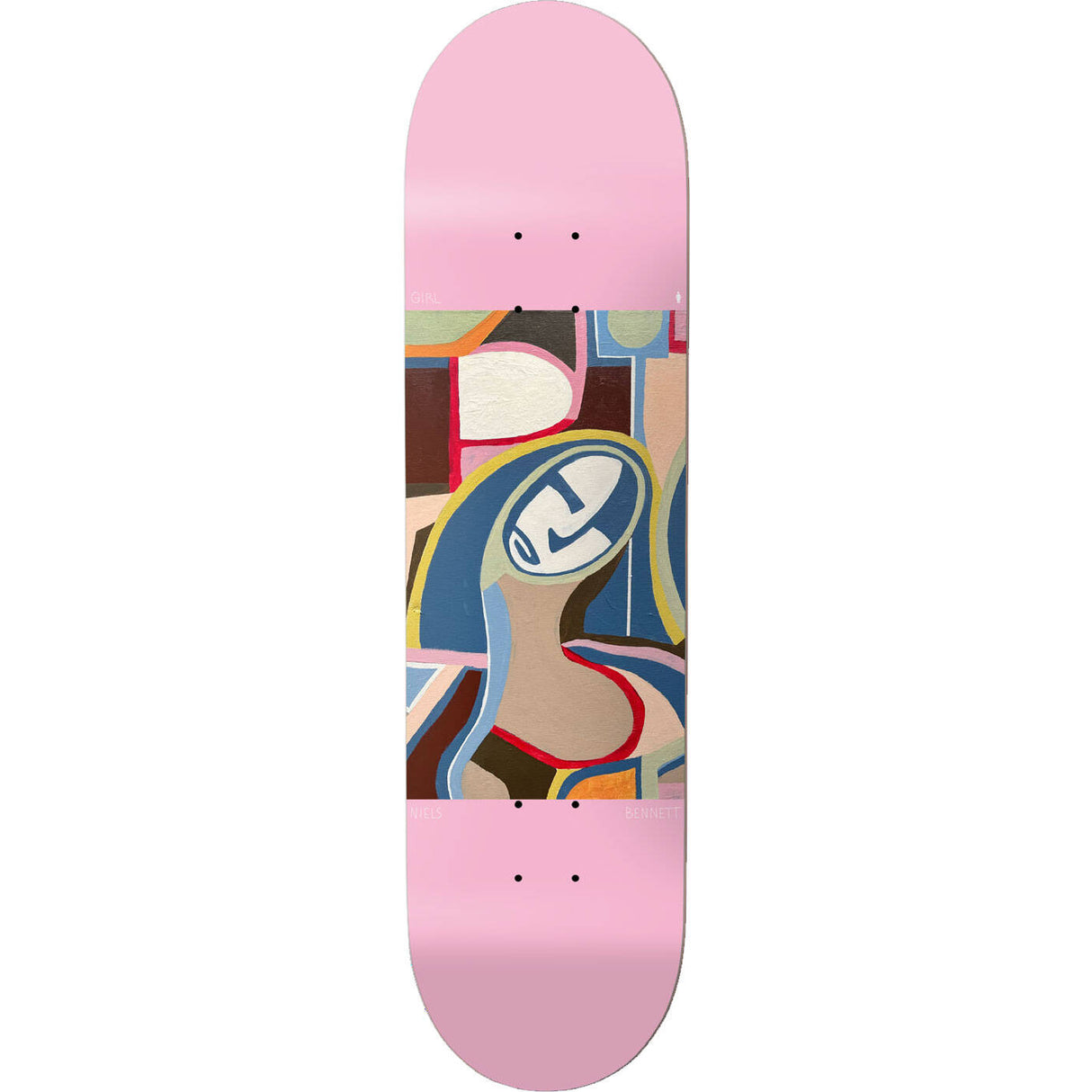 Girl Bar Girl Blues Skateboard Deck - Bennett 8.25"