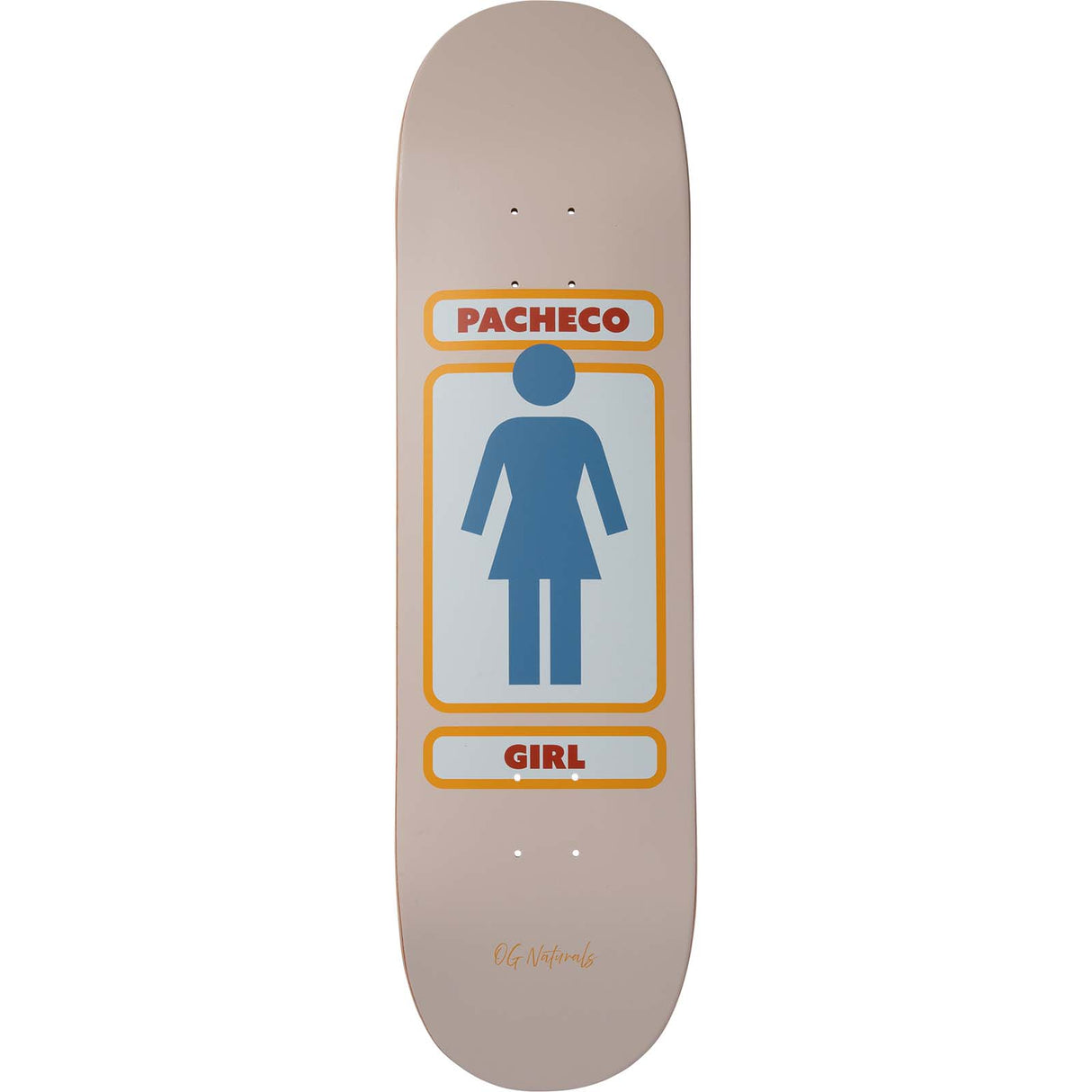 Girl 93 Naturals Skateboard Deck - Pacheco 8.5"